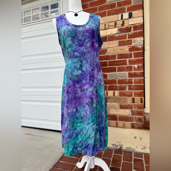 Vintage Batik Tie Dye Sundress - Picture 7 of 7